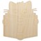 Cat Reading Book Unfinished Wood Shape Piece Cutout for DIY Craft Projects